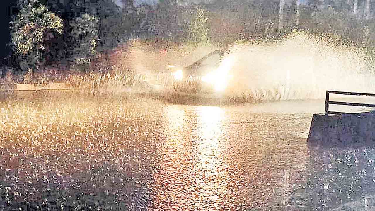 ఇబ్రహీంపట్నంలో భారీ వర్షం