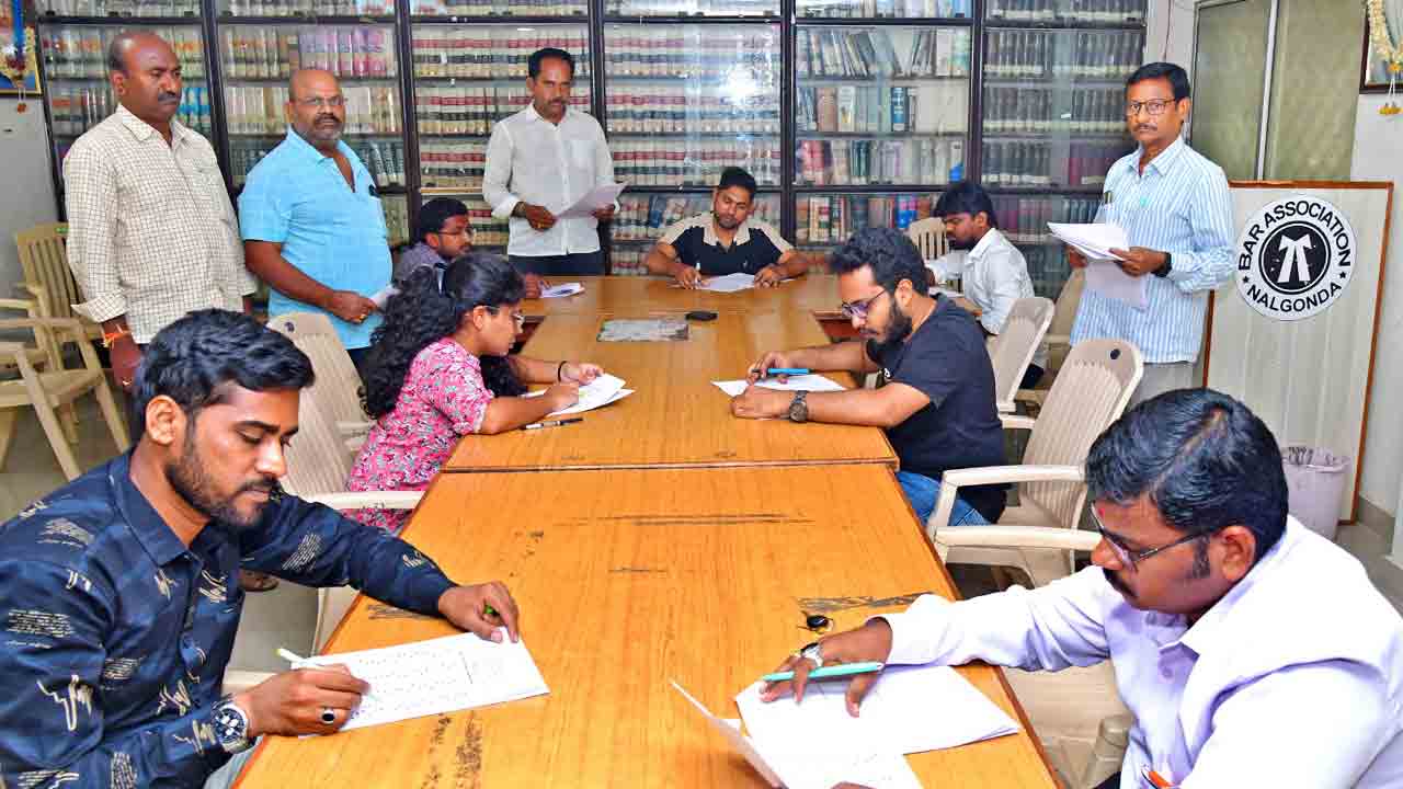 ఐలు ఆధ్వర్యంలో జేసీజే మోడల్‌ పరీక్ష