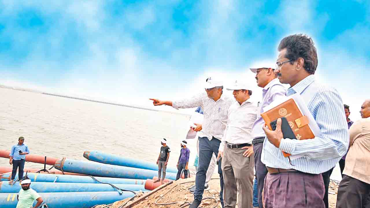 7 పంపులు.. 168 ఎంజీడీలు