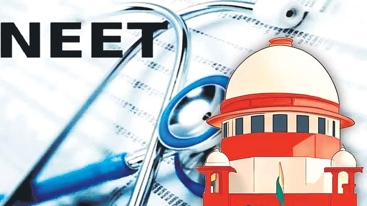 నీట్‌ ఆరోపణలపై జవాబివ్వండి