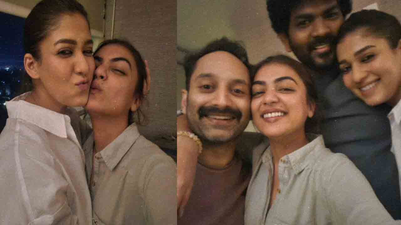 Nayanthara | ఒకేచోట క‌లిసిన కోలీవుడ్, మాలీవుడ్ స్టార్ కపుల్స్.. నయనతార ఫొటోలు వైరల్‌