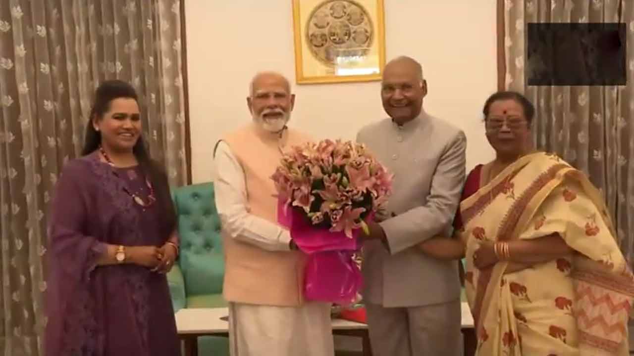 PM Modi | మాజీ రాష్ట్రపతి రామ్‌నాథ్‌ కోవింద్‌ను కలిసిన ప్రధాని మోదీ.. Video