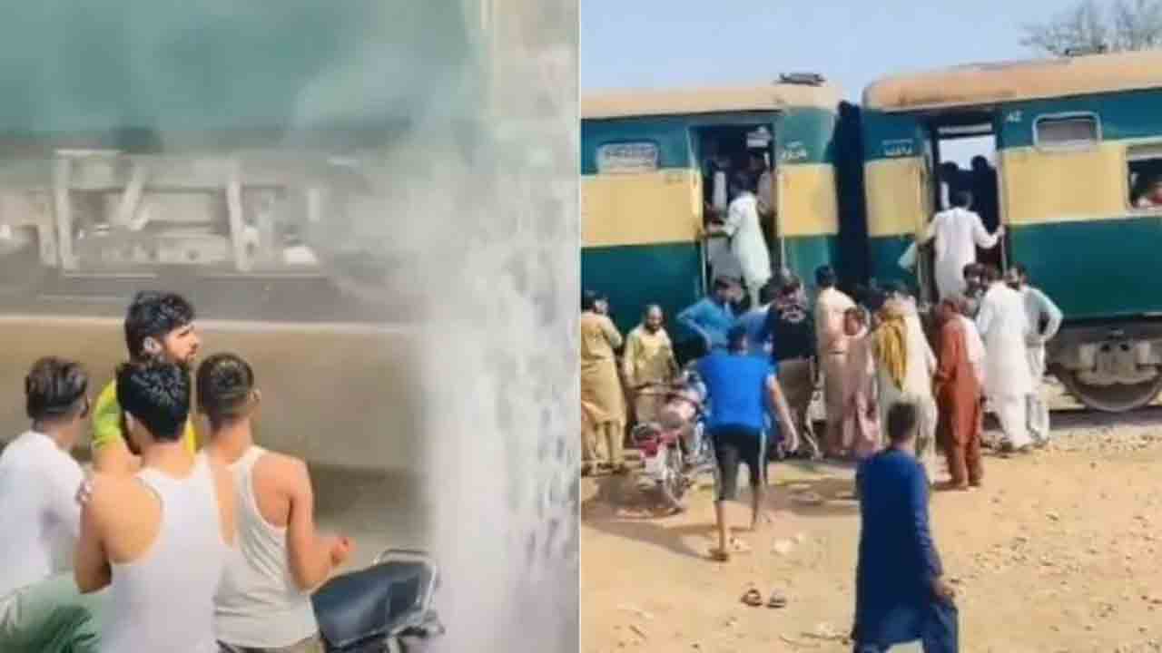 Watch: కదులుతున్న రైలుపై బైక్‌తో నీళ్లు చిమ్మిన ఆకతాయిలు.. తర్వాత ఏం జరిగిందంటే?