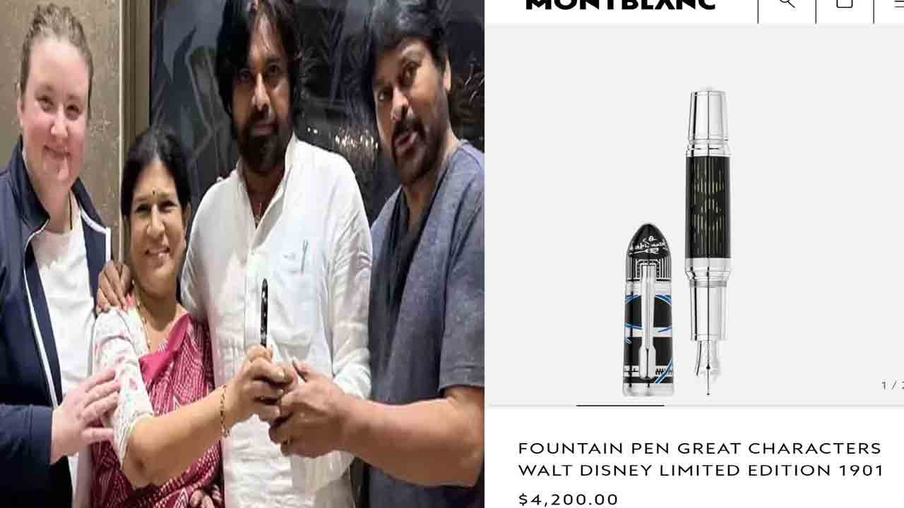 Pawan Kalyan Pen | పవన్‌ కళ్యాణ్‌కు సురేఖ ఇచ్చిన పెన్ ధ‌ర ఎంతో తెలుసా.?