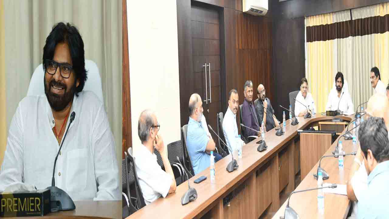 Pawan Kalyan | డిప్యూటీ సీఎం పవన్ కళ్యాణ్‌తో  భేటి అయిన‌ తెలుగు సినీ నిర్మాత‌లు