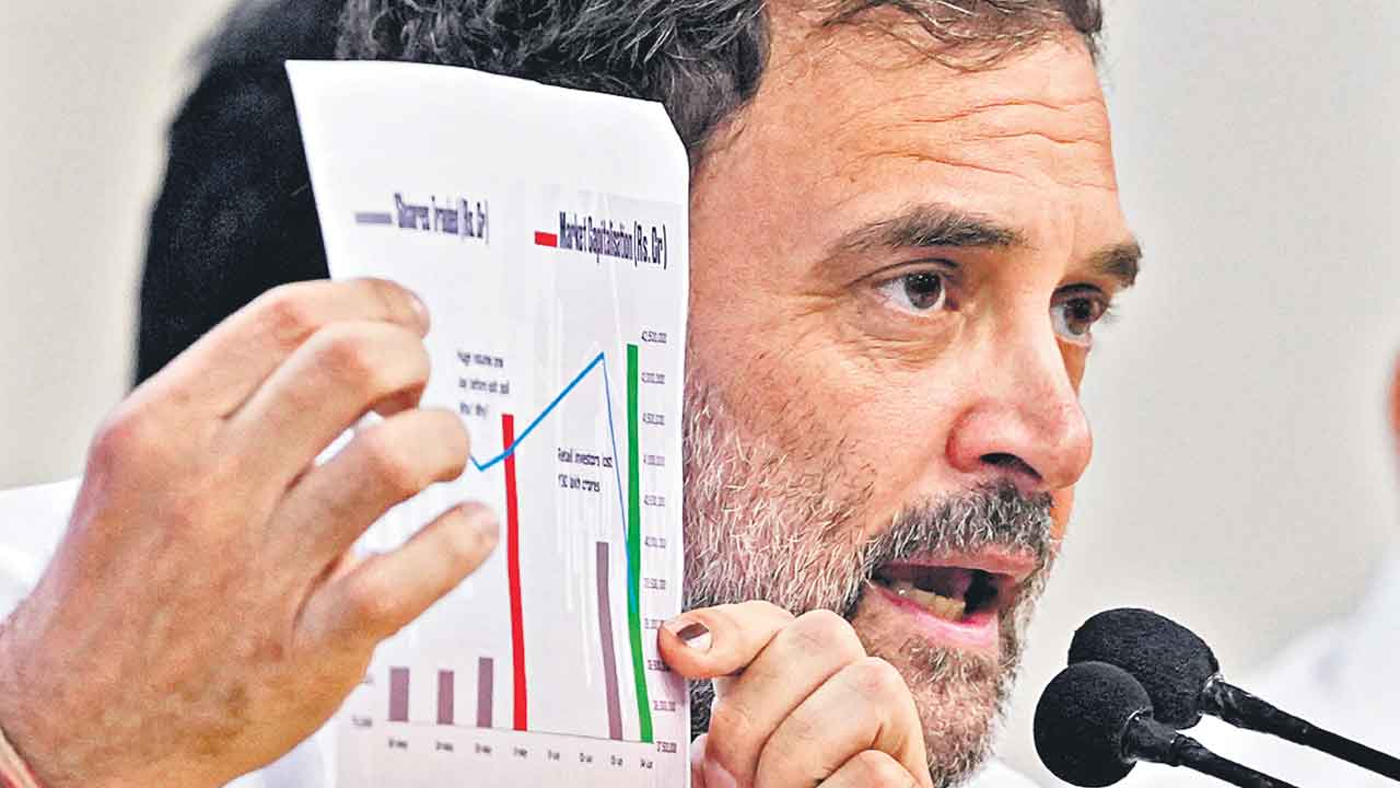 Rahul Gandhi | అమాయక మదుపరులను నిండా ముంచారు.. మోదీ, షా స్టాక్‌ కుంభకోణం: రాహుల్‌ గాంధీ