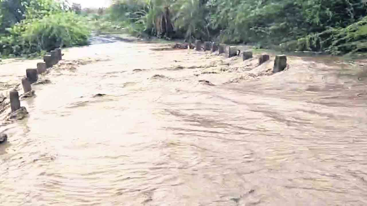 పలుచోట్ల కురిసిన వర్షం