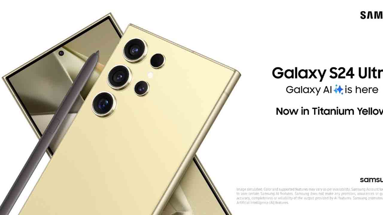 Samsung Galaxy S24 Ultra | టైటానియం ఎల్లో కలర్‌లో శాంసంగ్ గెలాక్సీ ఎస్24 ఆల్ట్రా.. ఇవీ డిటైల్స్..!
