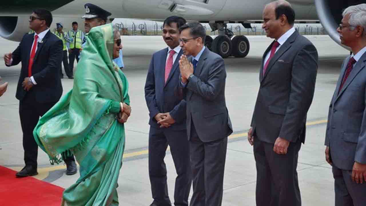 Sheikh Hasina | రేపే మోదీ ప్రమాణ స్వీకారం.. ఢిల్లీ చేరుకున్న బంగ్లాదేశ్‌ ప్రధాని హసీనా