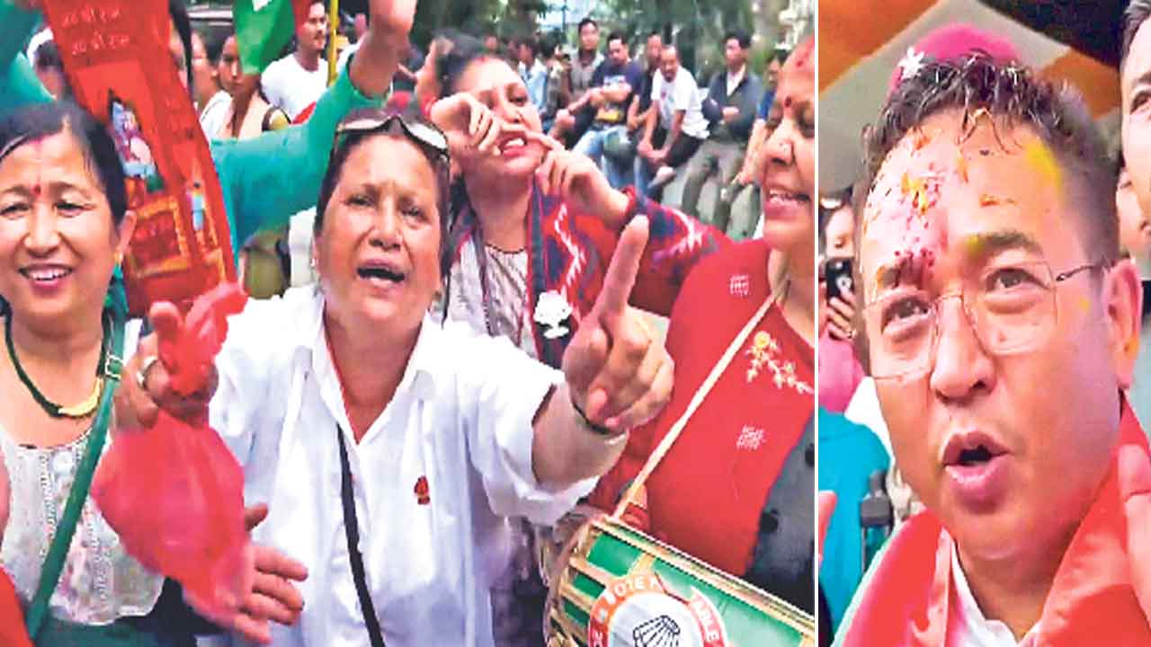 సిక్కింలో ఎస్‌కేఎం ప్రభంజనం