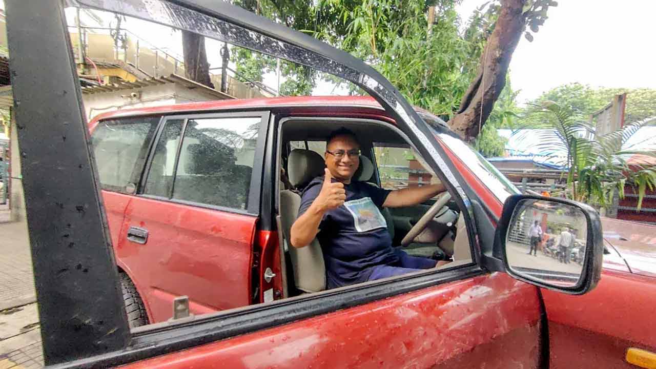 ఎస్‌యూవీపై లండన్‌ నుంచి థాణేకు