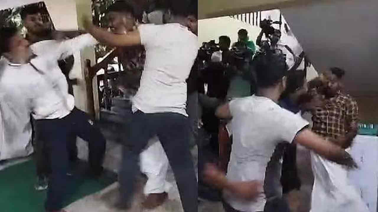 Thrissur: త్రిసూర్‌లో బీజేపీ గెలుపు.. కొట్టుకున్న కాంగ్రెస్ నేత‌లు