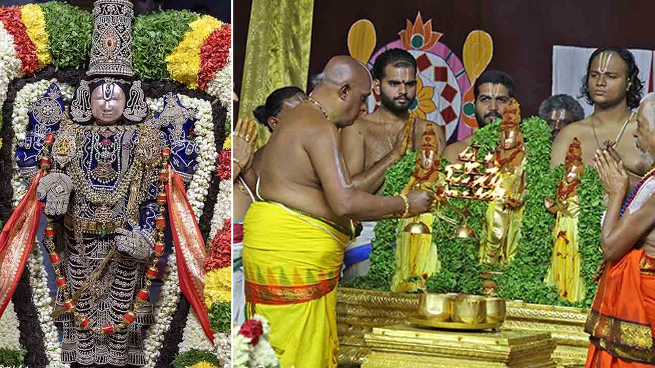 Malayappa Swami | శ్రీవారి సన్నిధిలో కొనసాగుతున్న జ్యేష్ఠాభిషేకం.. ముత్యపు కవచంలో మురిపించిన మలయప్ప స్వామి