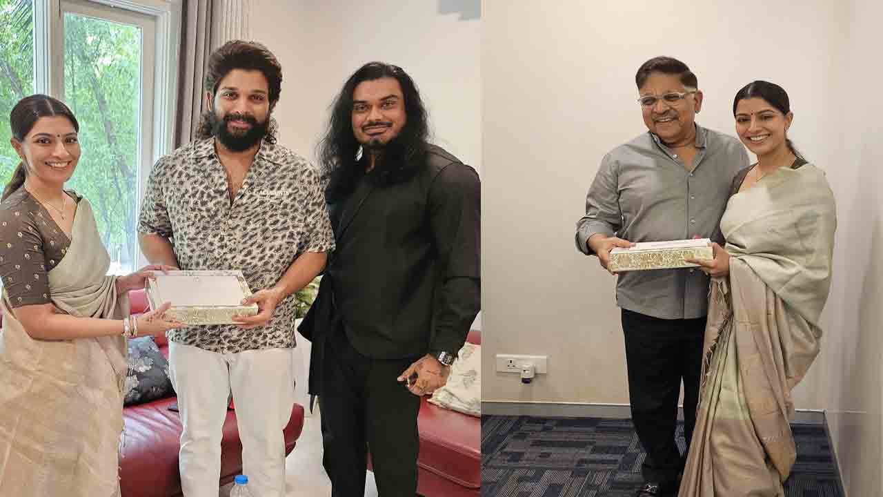 Allu Arjun | అల్లు అర్జున్‌ను పెళ్ళికి ఆహ్వానించిన‌ వరలక్ష్మి శరత్ కుమార్