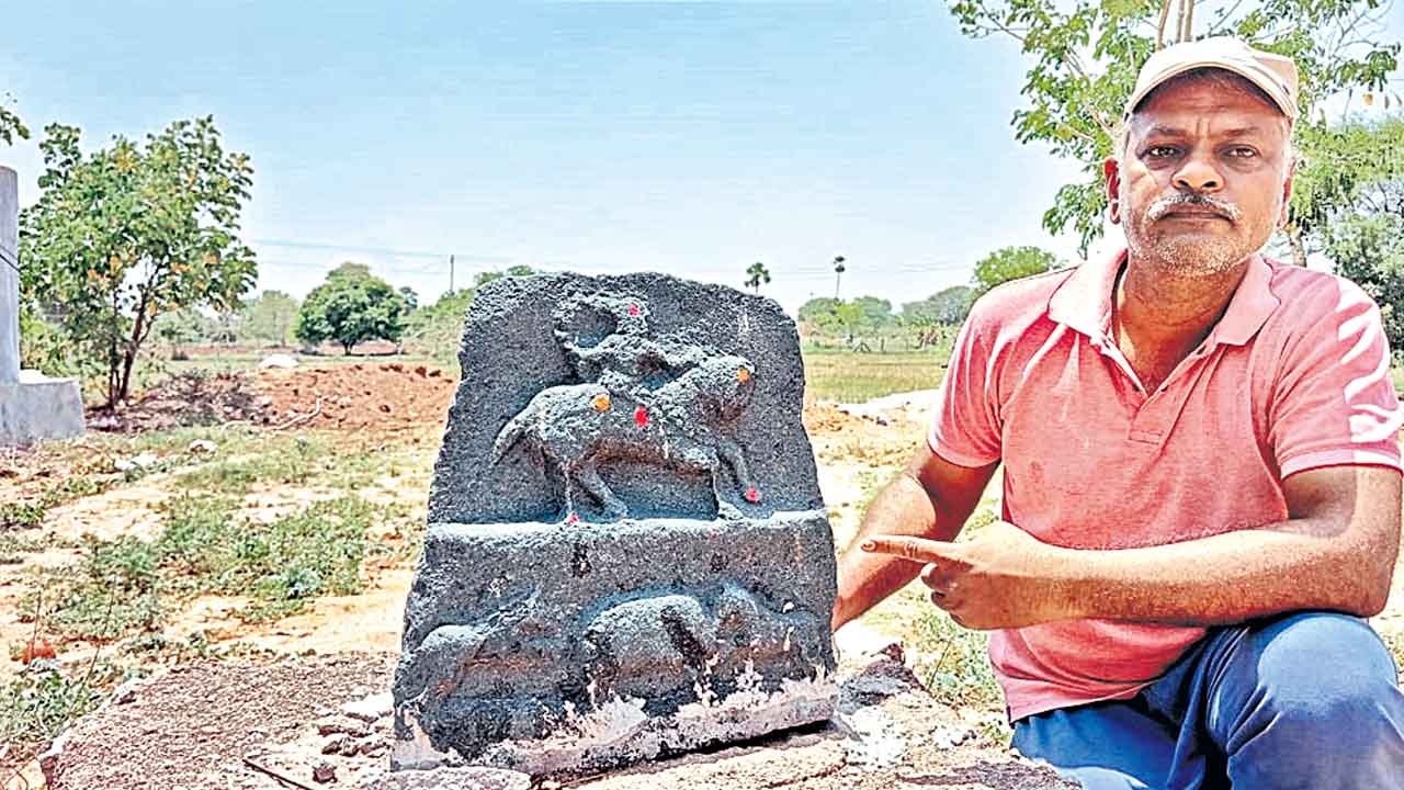 వంగపల్లిలో ‘వీరగల్లు’ గుర్తింపు