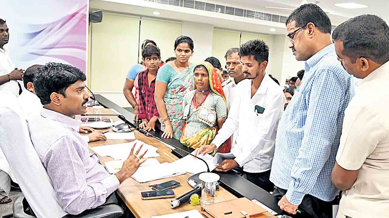 మూడు నెలల తర్వాత ప్రజావాణి.. ఫిర్యాదుల వెల్లువ