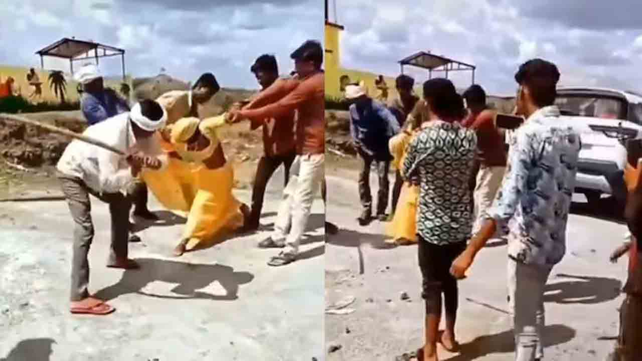 Madhya Pradesh | మహిళపై కర్రతో దాడి.. రక్షించకపోగా వీడియోలు తీసిన జనం