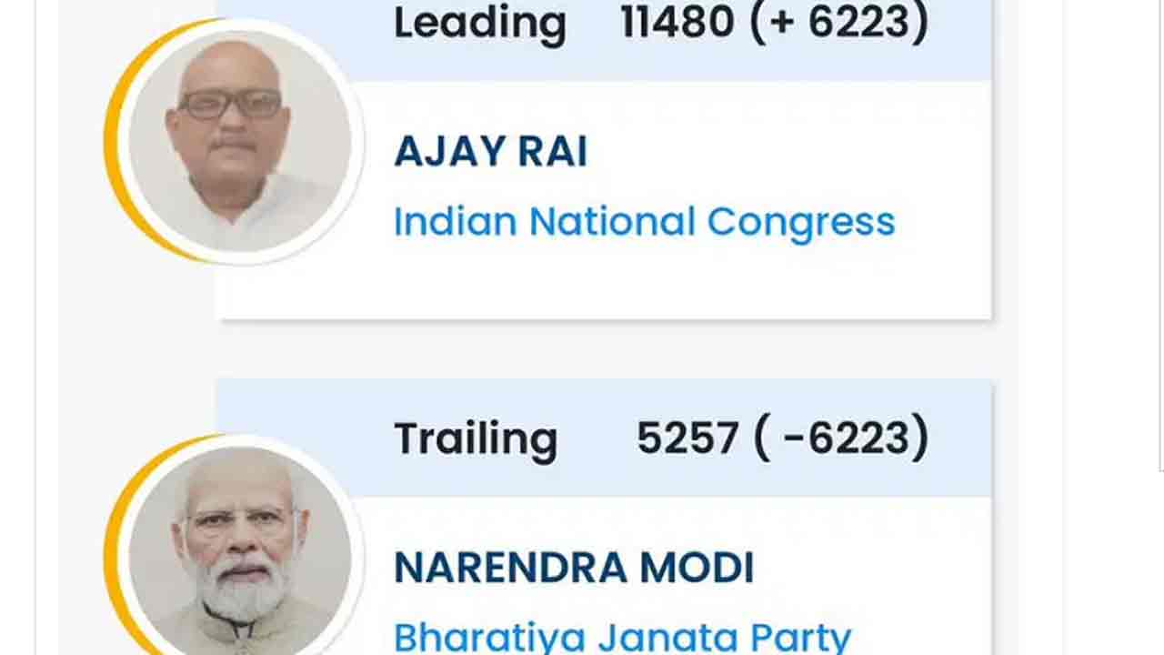 PM Modi: వార‌ణాసిలో ప్ర‌ధాని మోదీ వెనుకంజ‌