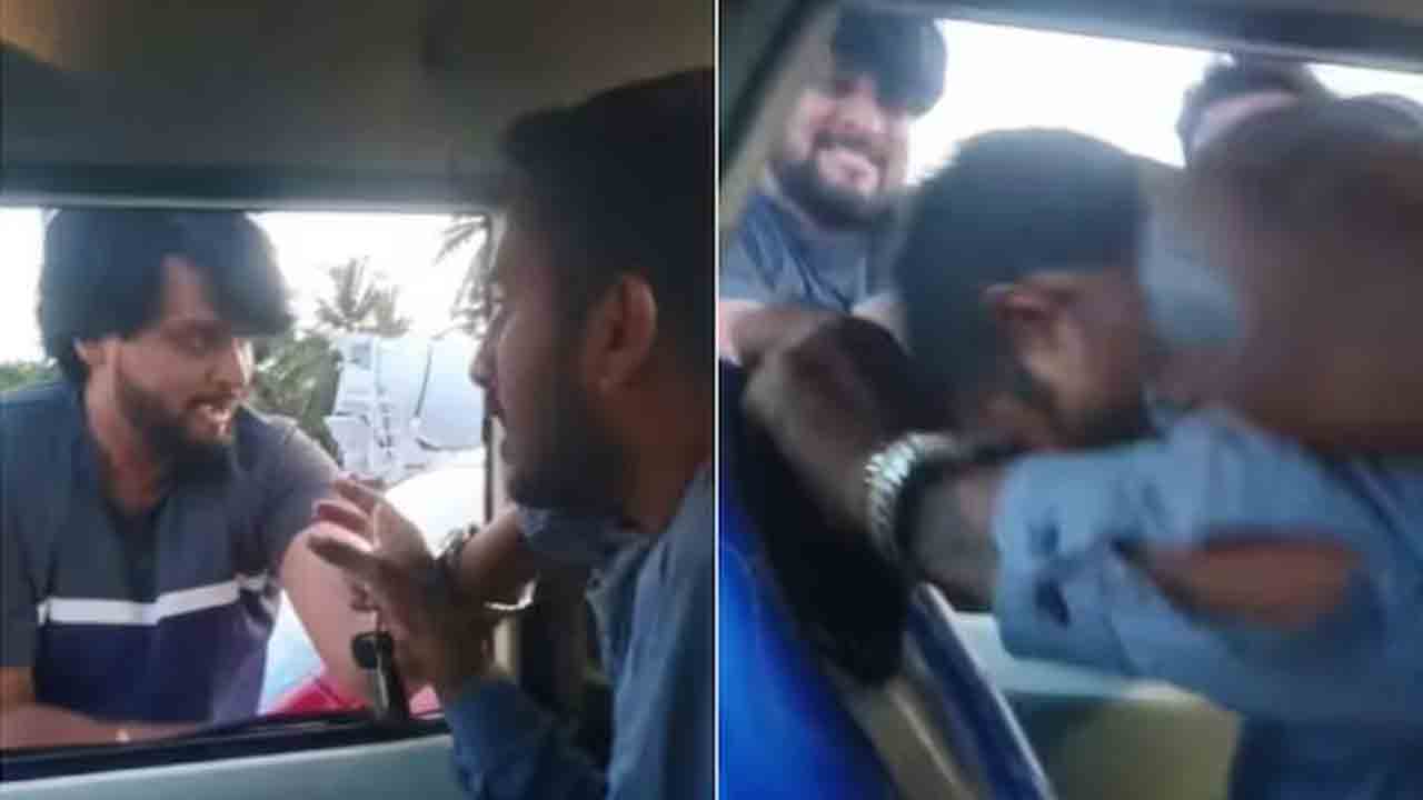 Attack on ambulance driver | చిన్నారికి అత్యవసర చికిత్స కోసం వేగంగా వెళ్తున్న అంబులెన్స్‌..   అడ్డగించి డ్రైవర్‌పై దాడి