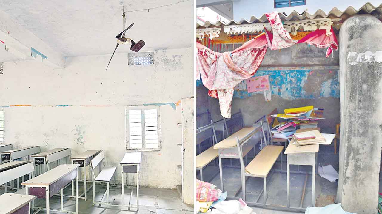 బడులా.. బంజరుదొడ్లా..