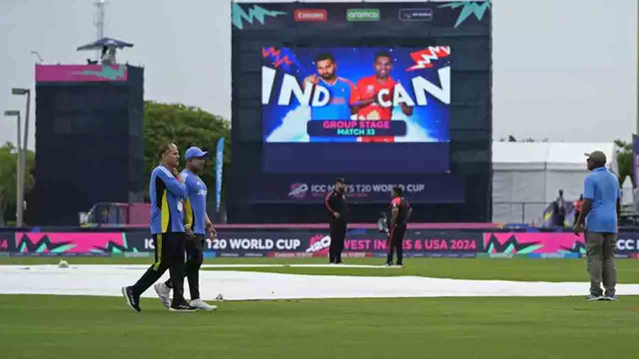 IND vs CAN | టాస్ ప‌డ‌లే.. భార‌త్, కెన‌డా మ్యాచ్ ర‌ద్దు