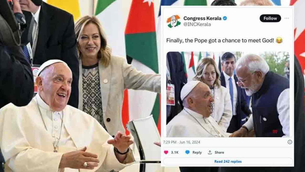 Kerala Congress: మోదీ-పోప్ భేటీపై కామెంట్‌.. క్ష‌మాప‌ణ‌లు చెప్పిన కేర‌ళ కాంగ్రెస్‌