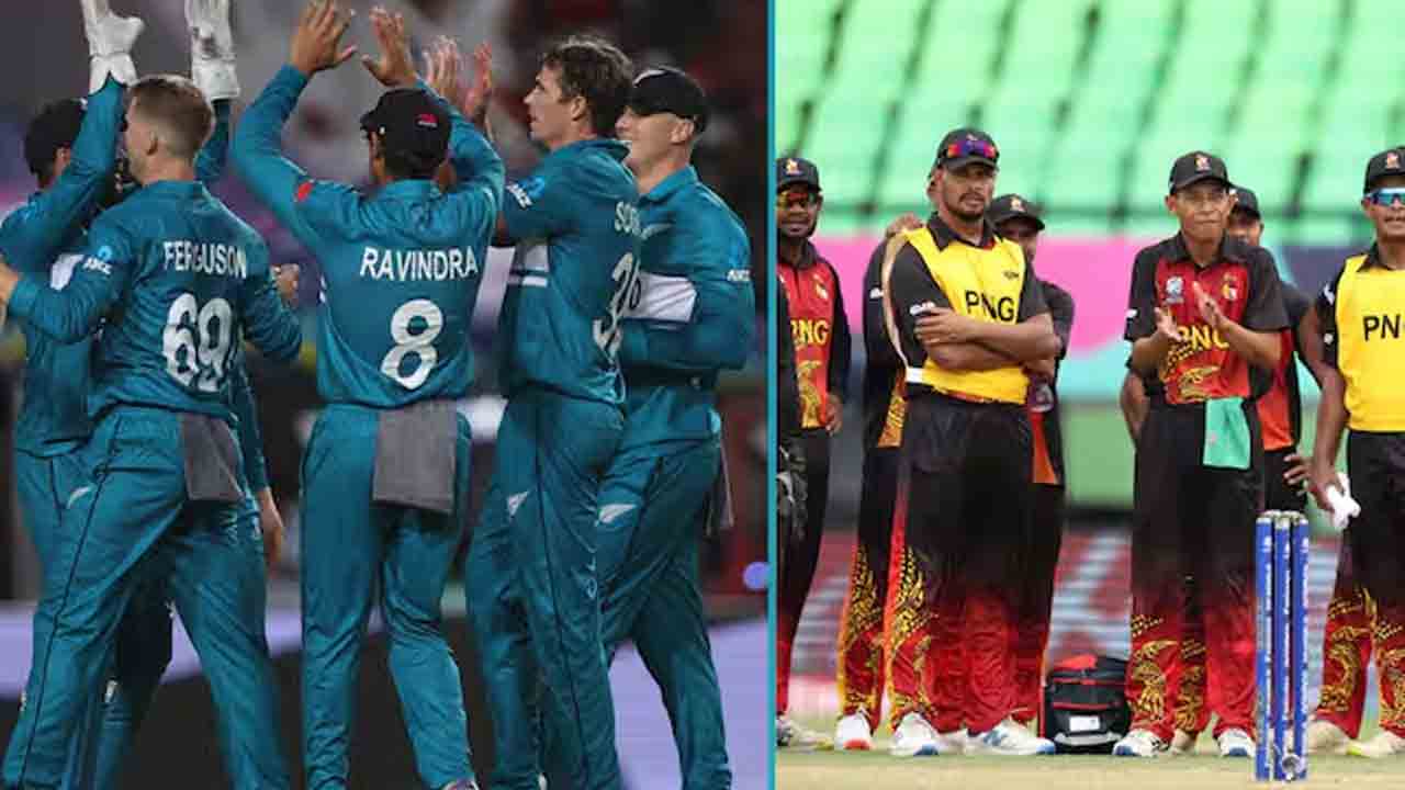 NZ vs PNG | ట్రినిడాడ్‌లో వ‌ర్షం.. న్యూజిలాండ్, గినియా మ్యాచ్ ఆల‌స్యం