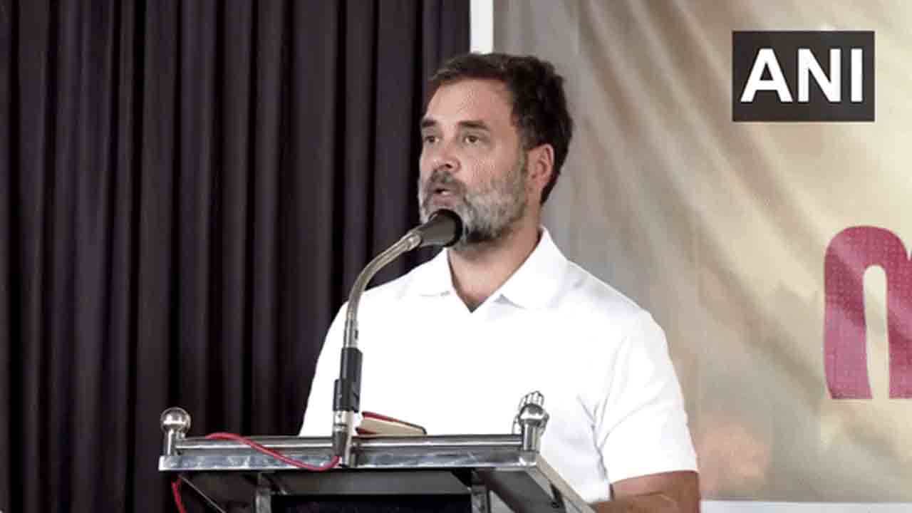 Rahul Gandhi | అదానీ, అంబానీలకు మేలు చేసేందుకే మోదీని పరమాత్మ పంపారు : రాహుల్‌ గాంధీ