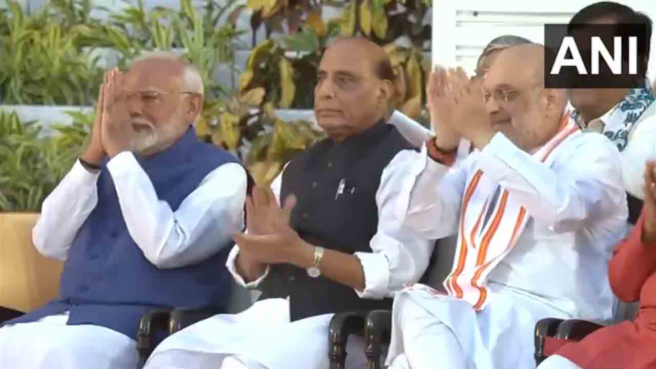 Modi 3.0 | కేంద్ర మంత్రులుగా రాజ్‌నాథ్ సింగ్‌, అమిత్ షా, గ‌డ్క‌రీ, న‌డ్డా, శివ‌రాజ్ సింగ్ చౌహాన్ ప్ర‌మాణం