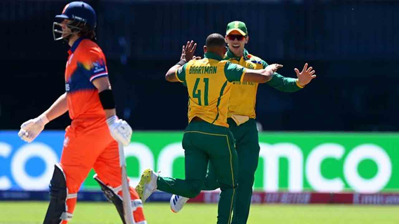 RSA vs NED | టెయిలెండర్ల అసమాన పోరాటం.. సఫారీల లక్ష్యం..?
