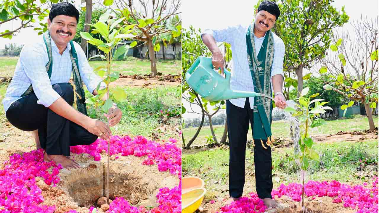 Santosh Kumar | ప‌ర్యావ‌ర‌ణ ప‌రిర‌క్ష‌ణ కోసం ప్ర‌తి ఒక్క‌రూ మొక్క‌లు నాటాలి : మాజీ ఎంపీ సంతోష్ కుమార్