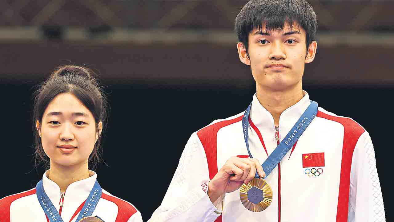 Paris Olympics | పారిస్‌ ఒలింపిక్స్‌లో చైనాదే తొలి పసిడి