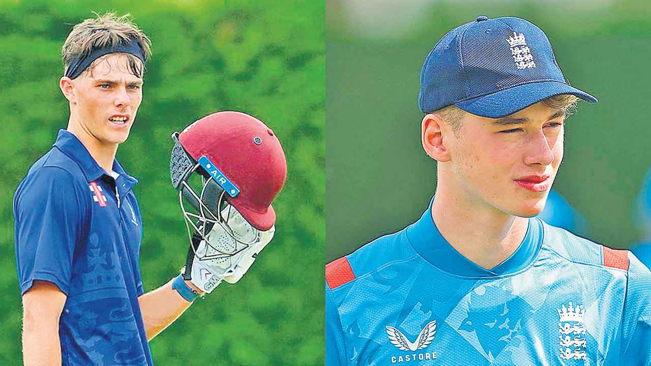 ఇంగ్లండ్‌ జట్టులో వాన్‌, ఫ్లింటాఫ్‌ కుమారులు