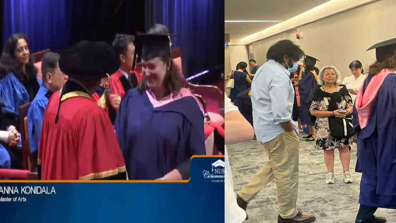 Pawan Kalyan | భార్య గ్రాడ్యుయేషన్ వేడుక‌కు హాజ‌రైన ఏపీ డిప్యూటీ సీఎం పవన్ కళ్యాణ్.. వీడియో