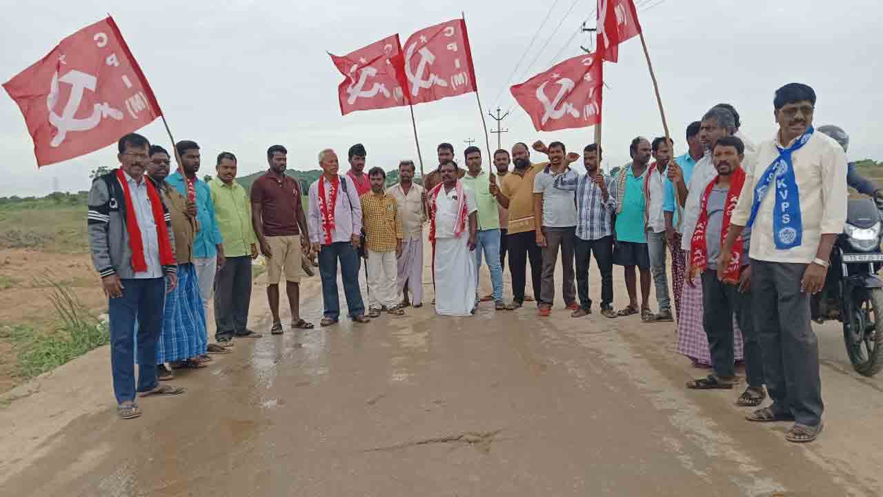 రఘుపతిపేట బ్రిడ్జి పనులను ప్రారంభించాలి