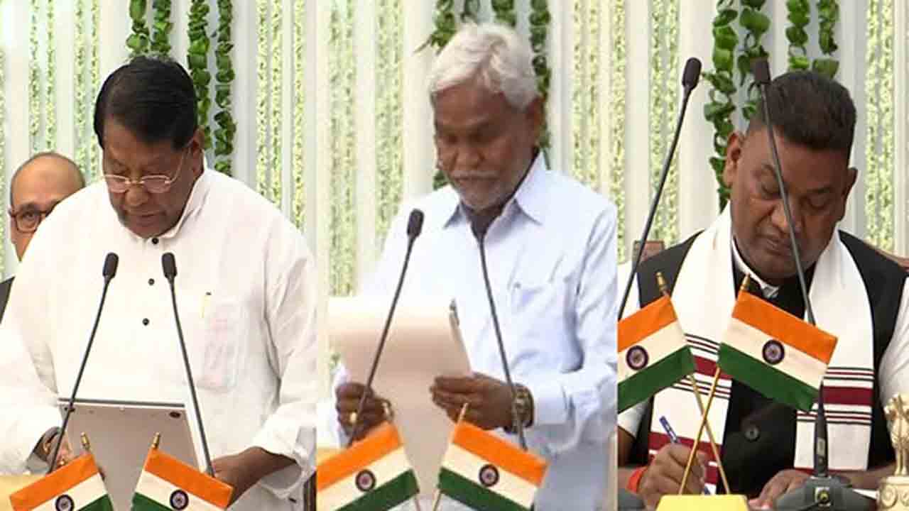 Champai Soren | మంత్రిగా ప్రమాణ స్వీకారం చేసిన జార్ఖండ్‌ మాజీ సీఎం చంపై సోరెన్