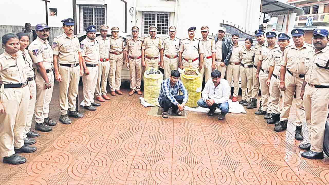 భారీగా గంజాయి పట్టివేత