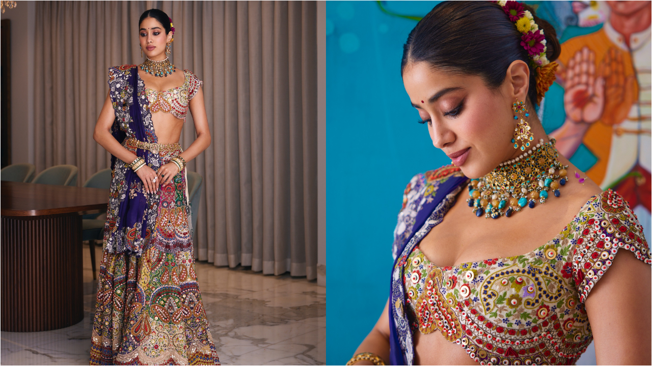 Janhvi Kapoor | లెహంగాలో జాన్వీ పరువాల విందు.. లేటెస్ట్ పిక్స్ వైరల్