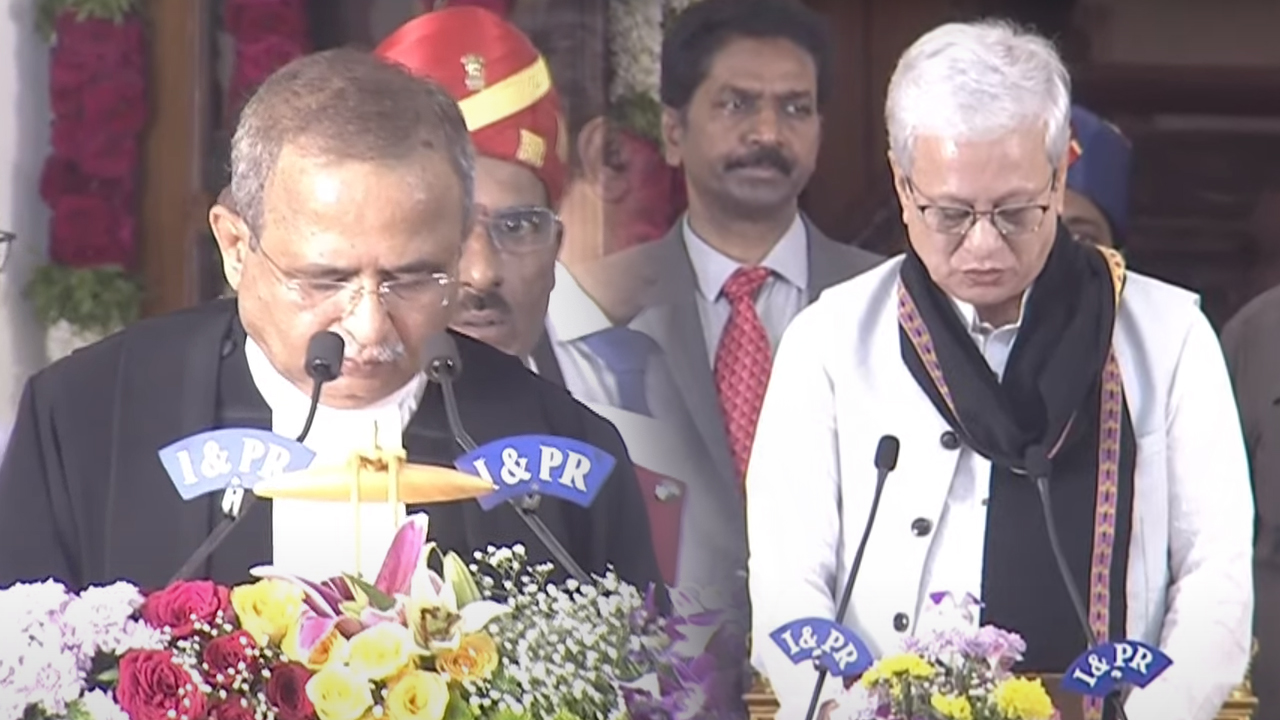 Jishnudev Varma | తెలంగాణ గవర్నర్‌గా ప్రమాణ చేసిన జిష్ణుదేవ్‌ వర్మ..