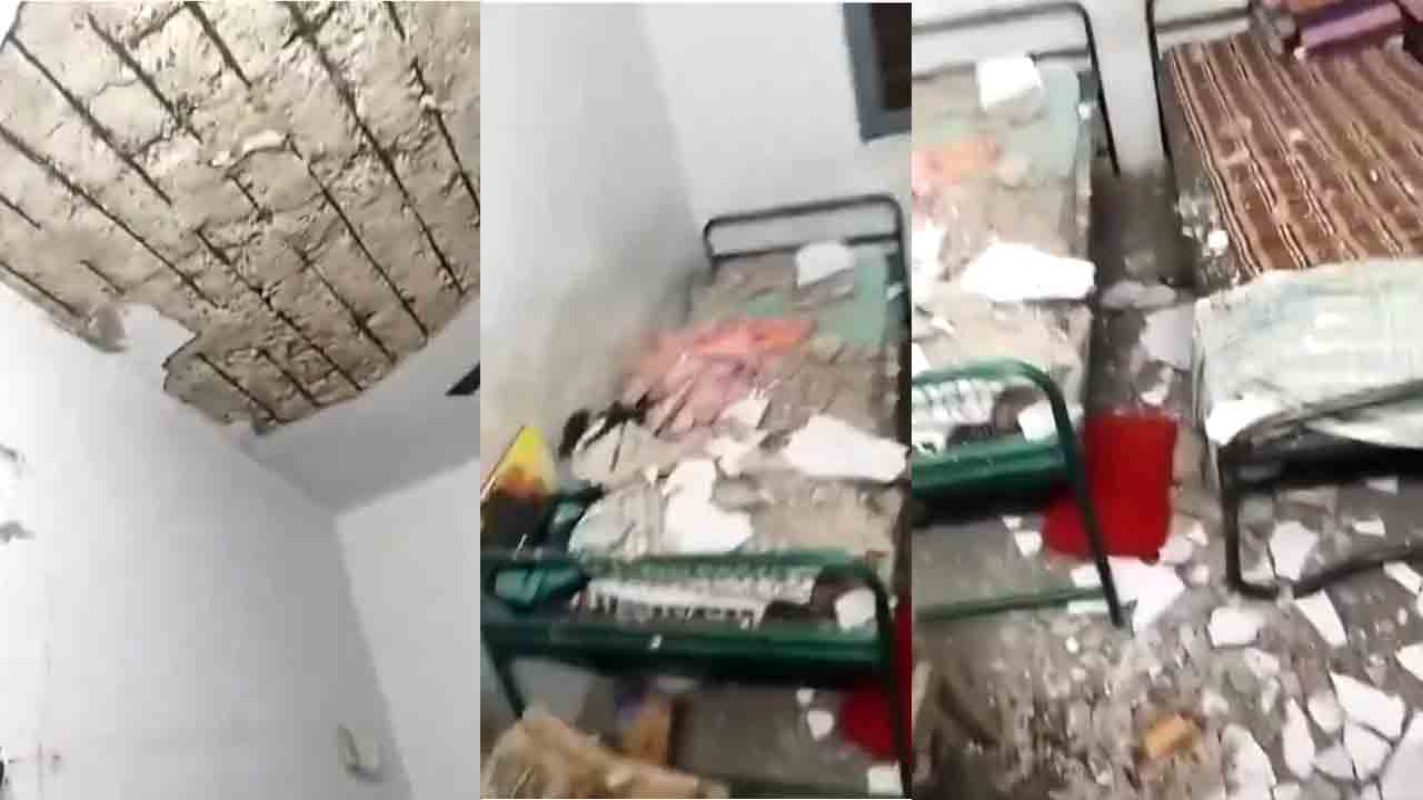 KU | కేయూ ఉమెన్స్‌ హాస్టల్‌లో ఊడిపడిన స్లాబ్