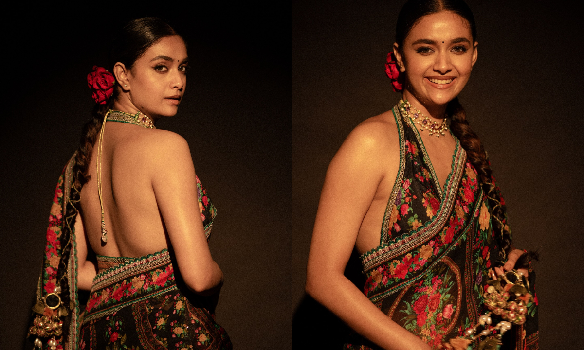 Keerthy Suresh | చీరలో మనసు దోచేస్తున్న కీర్తి సురేష్..