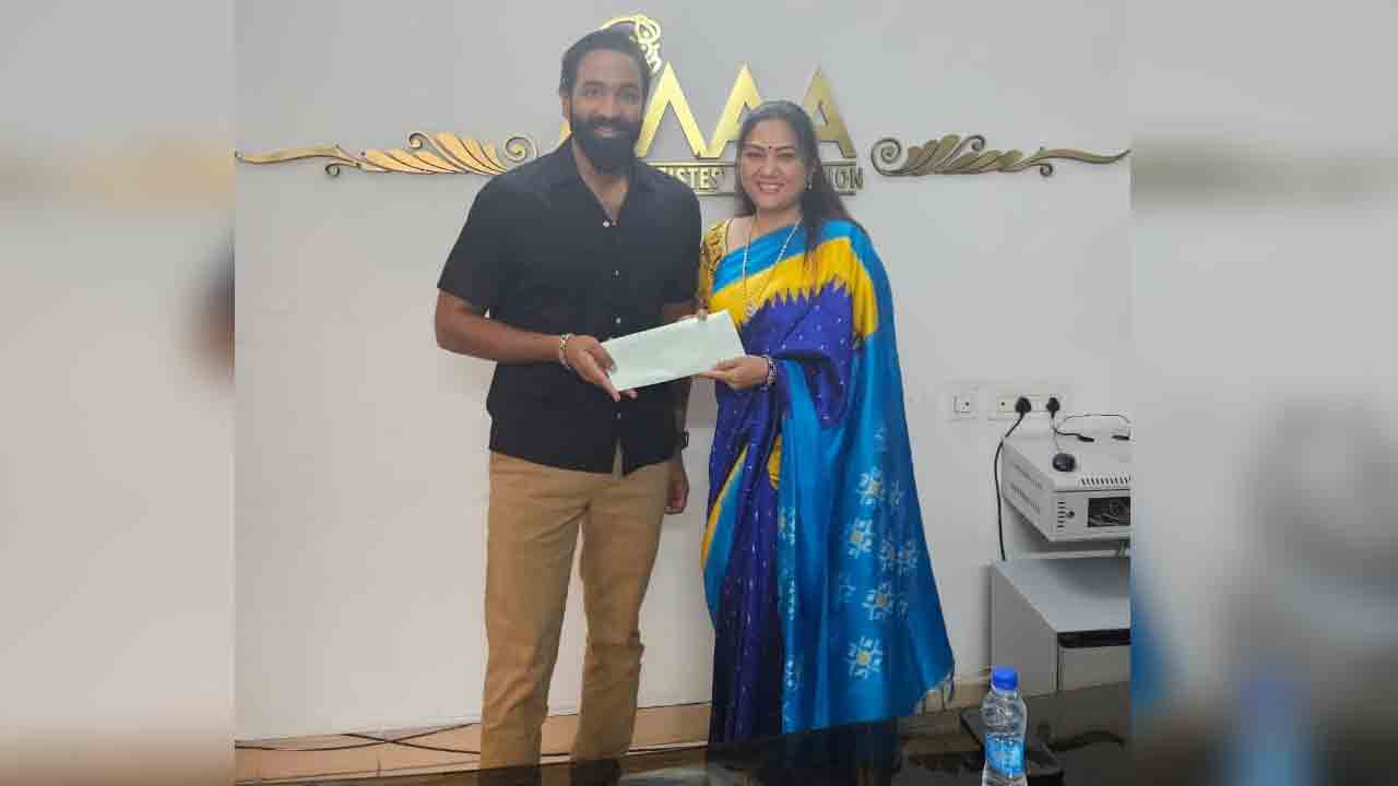 Actress Hema | ‘మా’ అధ్యక్షుడు మంచు విష్ణుని క‌లిసిన న‌టి హేమ