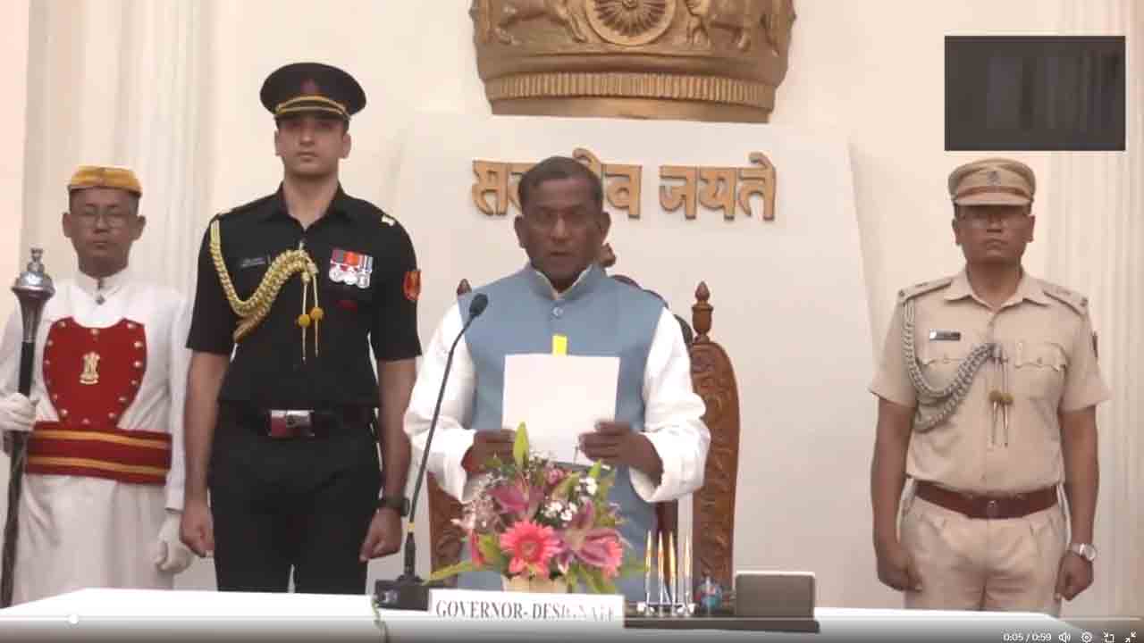 Manipur Governor | మణిపూర్‌ గవర్నర్‌గా లక్ష్మణ్‌ ప్రసాద్‌ ప్రమాణ స్వీకారం.. Video