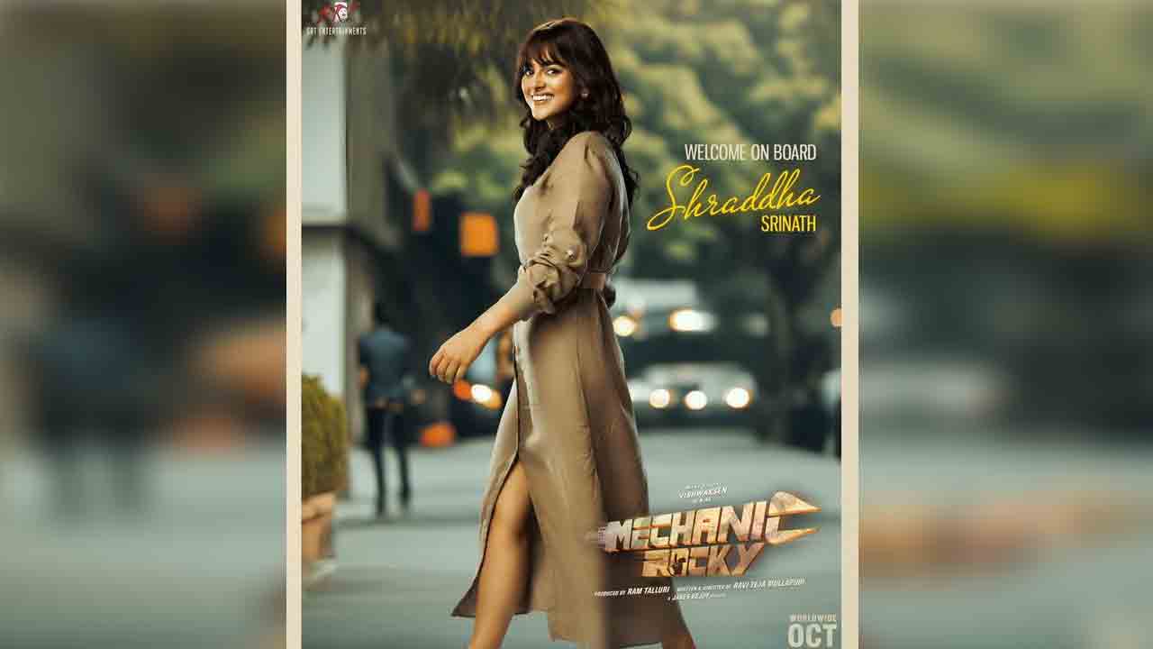 Mechanic Rocky | ‘జెర్సీ’ హీరోయిన్‌తో రొమాన్స్ చేయ‌నున్న విశ్వక్‌సేన్