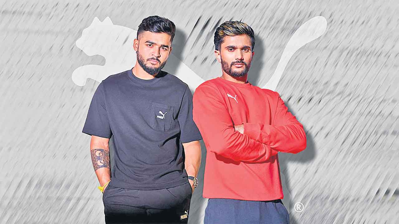 పూమా ప్రచారకర్తలుగా నితీశ్‌, పరాగ్‌