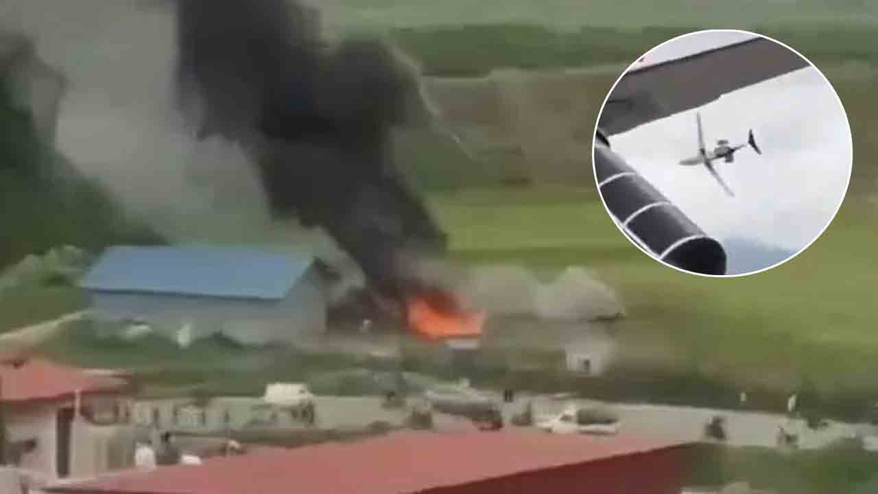 Plane Crashe | కాఠ్‌మాండూ ఎయిర్‌పోర్ట్‌లో విమానం ఎలా కూలిందో చూడండి.. వైరలవుతున్న వీడియోలు