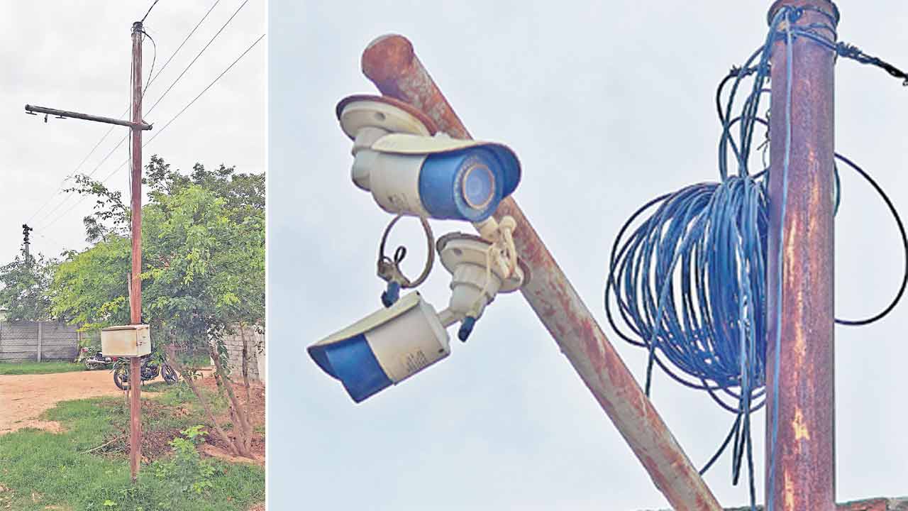 CCTV Cameras | నిద్రావస్థలో నిఘా నేత్రాలు.. .. రిపేర్‌కు నోచుకోని సీసీ కెమెరాలు
