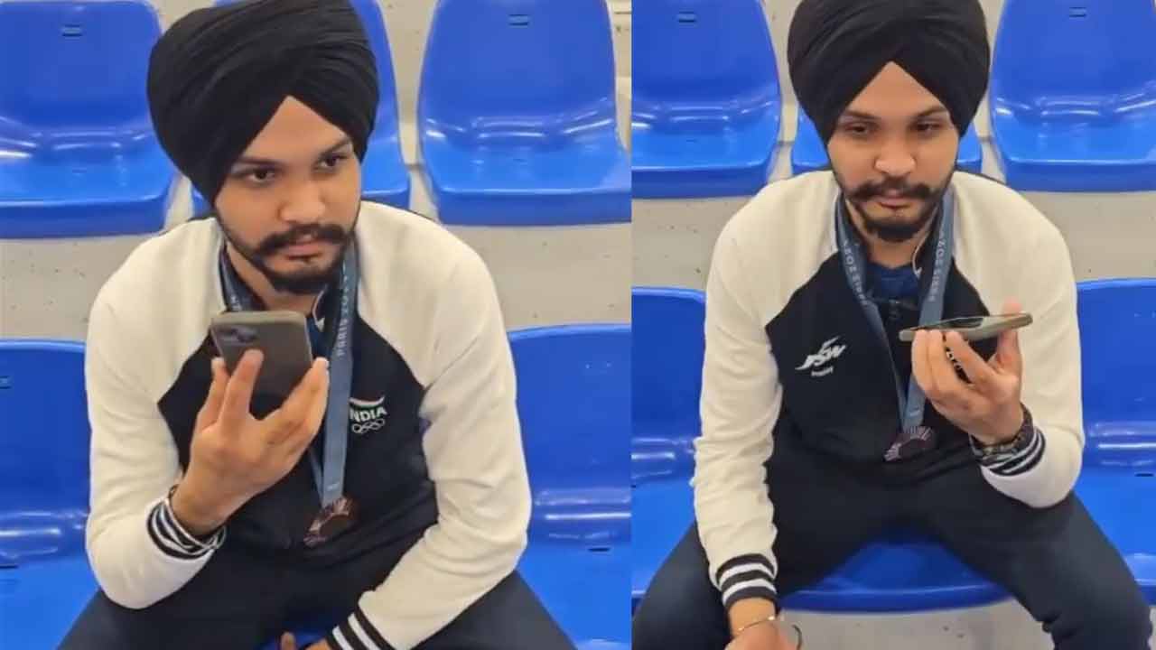 PM Modi | షూటర్‌ సరబ్‌జోత్‌ సింగ్‌కు ప్రధాని నరేంద్రమోదీ ఫోన్‌.. Video