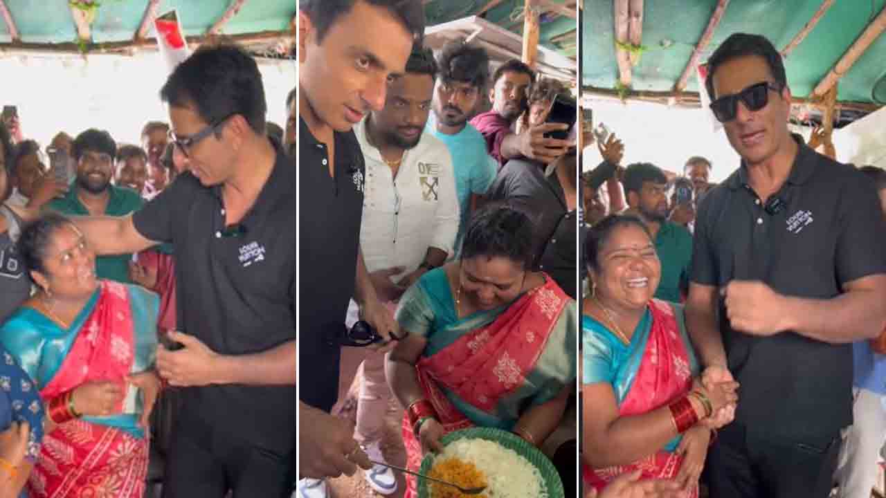 Sonu Sood | కుమారి ఆంటీ ఫుడ్‌ స్టాల్‌లో సోనూసూద్‌ సందడి.. ఎలాంటి సాయం కావాలన్నా చేస్తా అంటూ హామీ