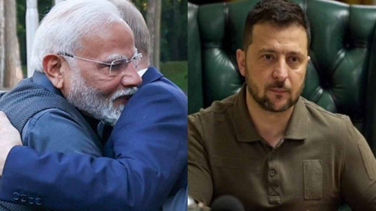 Volodymyr Zelenskyy | మోదీ ప్రపంచంలోనే అత్యంత కిరాతకుడిని కౌగిలించుకున్నారు : ఉక్రెయిన్‌ అధ్యక్షుడు జెలెన్‌స్కీ